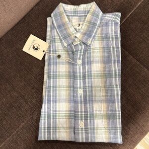 Duck Head Men’s Short Sleeve Linen Blend Shirt